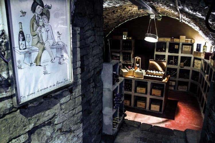 L'antica cantina del XV secolo